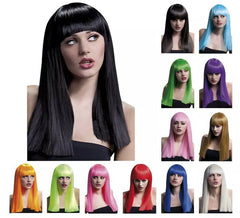 Parrucca di alexia con frangetta di fascia alta in vari colori