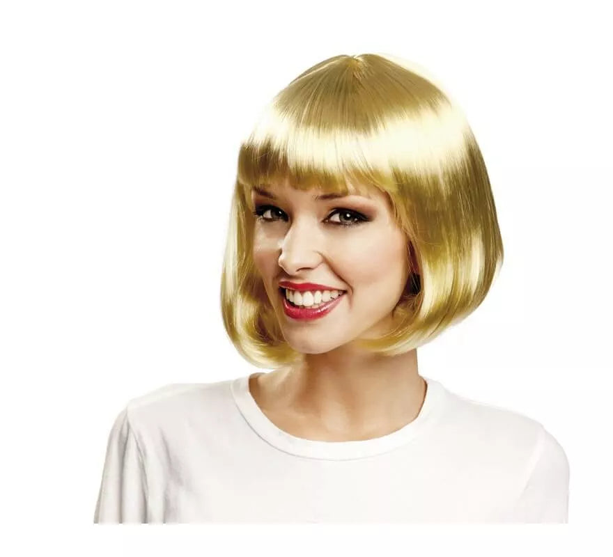 Translation missing: it.Peluca Cabaret rubia con flequillo