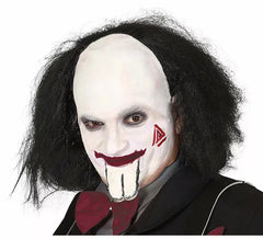 Parrucca calva con capelli neri Killer Player