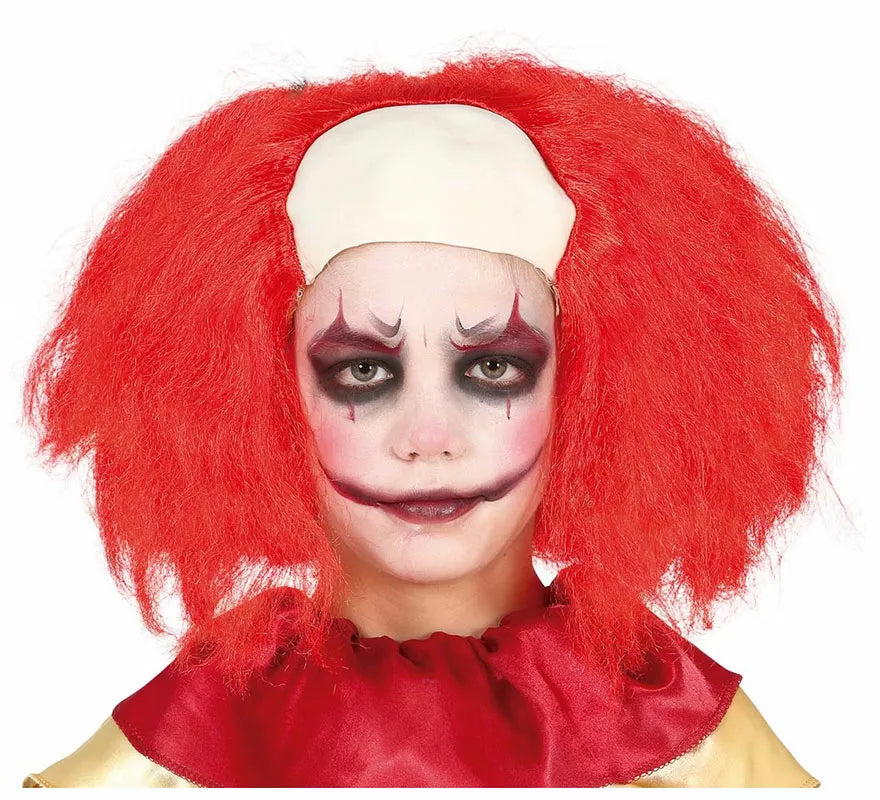 Translation missing: it.Peluca Calva con Pelo Rojo de Payaso Infantil