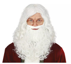 Parrucca Noel Beard lunga in scatola