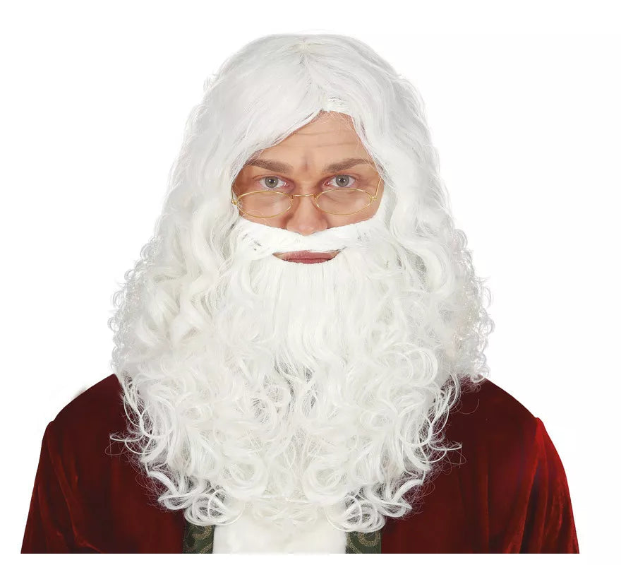 Translation missing: it.Peluca con Barba de Noel larga en caja