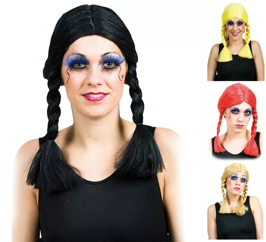 Translation missing: es.Peluca con Trenzas en varios colores