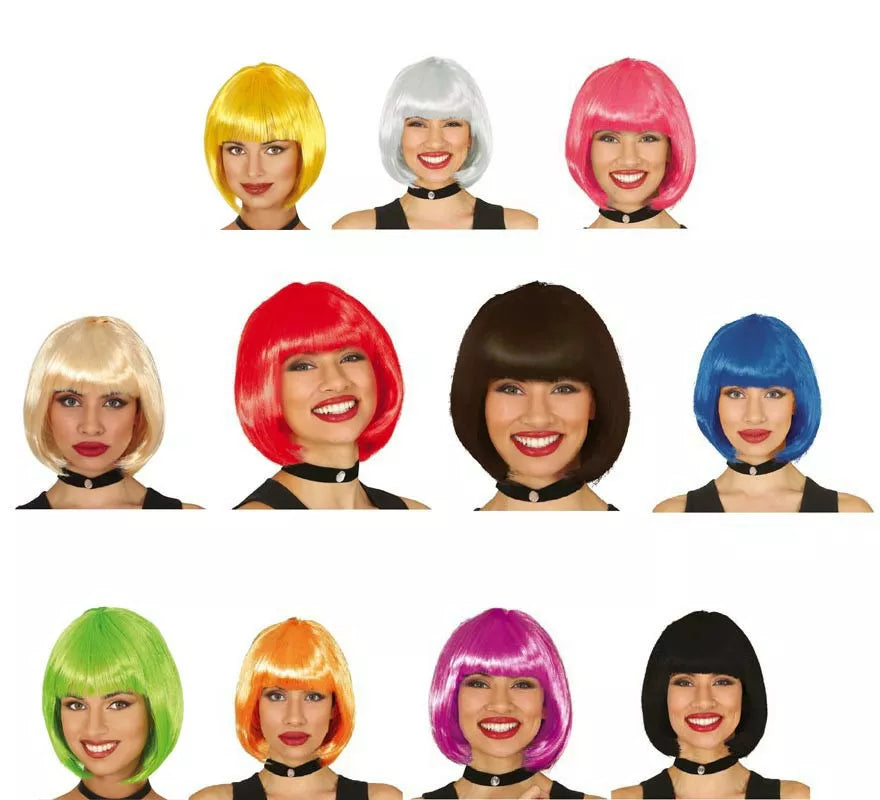 Translation missing: it.Peluca corte bob de 100 g en varios colores