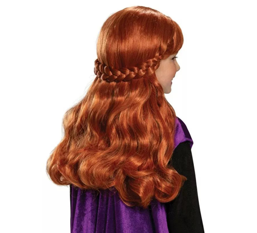 Translation missing: it.Peluca de Anna de Frozen Infantil
