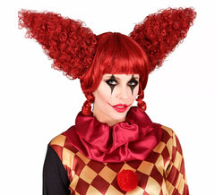 Peluca de Arlequina roja