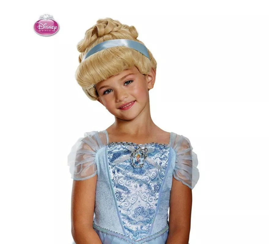 Translation missing: it.Peluca de Cenicienta Disney Deluxe infantil