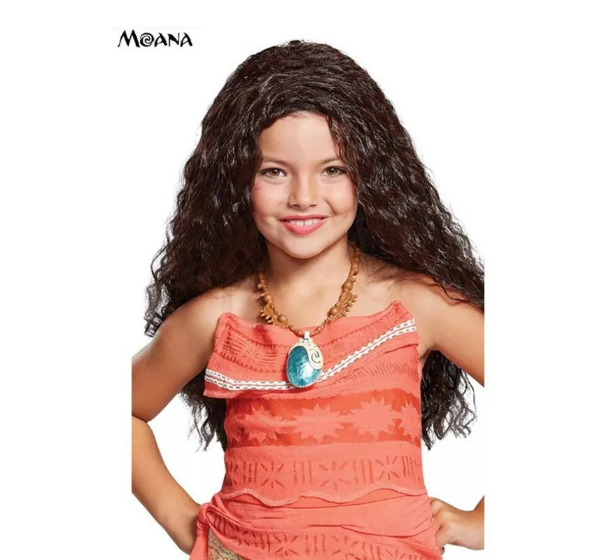 Translation missing: it.Peluca de Moana Disney Deluxe infantil