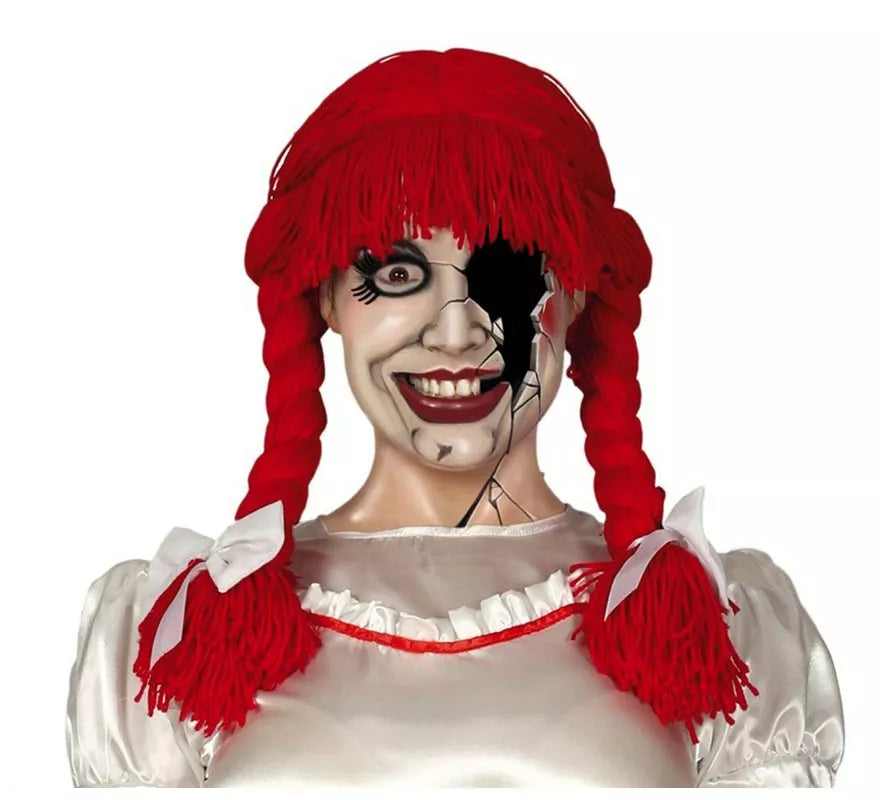 Translation missing: es.Peluca de Muñeca Poseída Roja