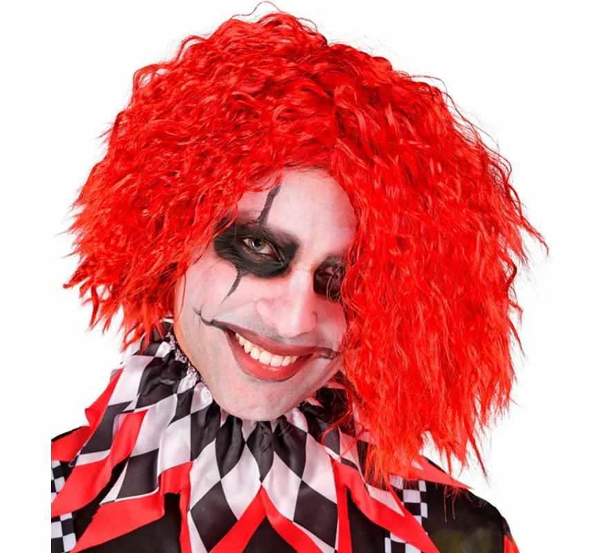 Translation missing: it.Peluca de Payaso Aterrador roja