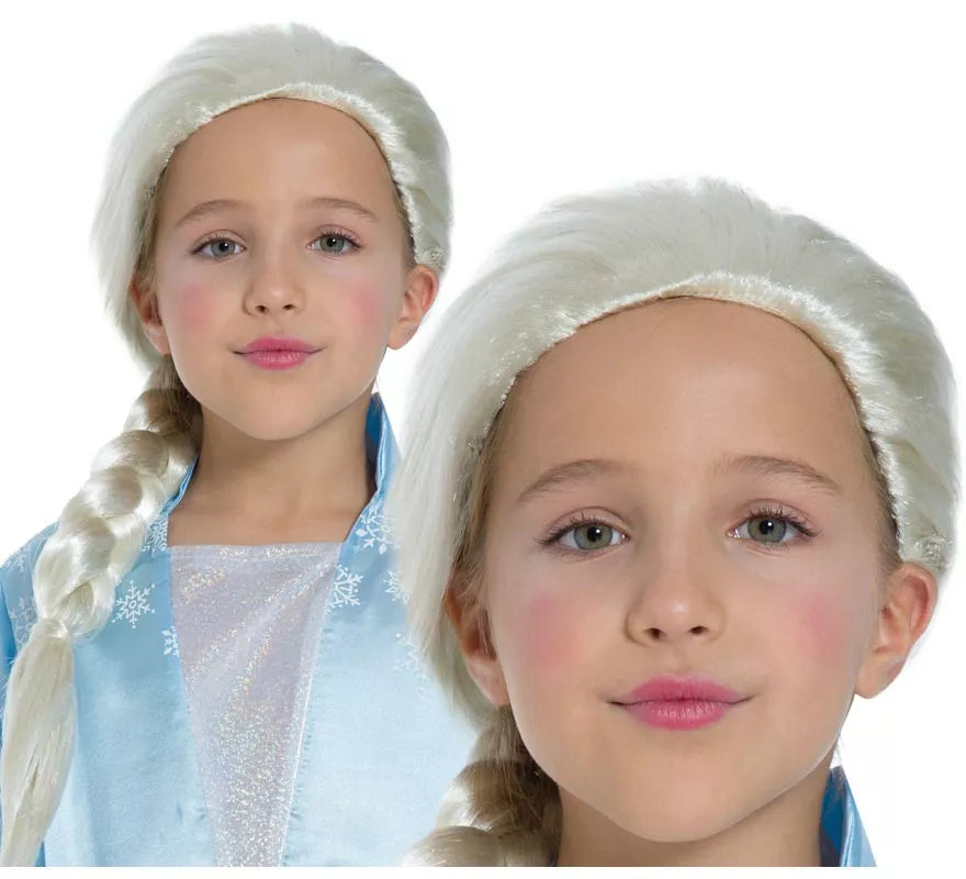 Translation missing: it.Peluca de Princesa de hielo infantil