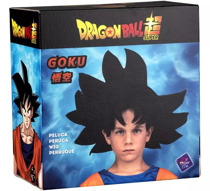 Translation missing: es.Peluca de Son Goku de Dragón Ball en caja para niño