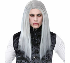 Parrucca da vampiro bianca