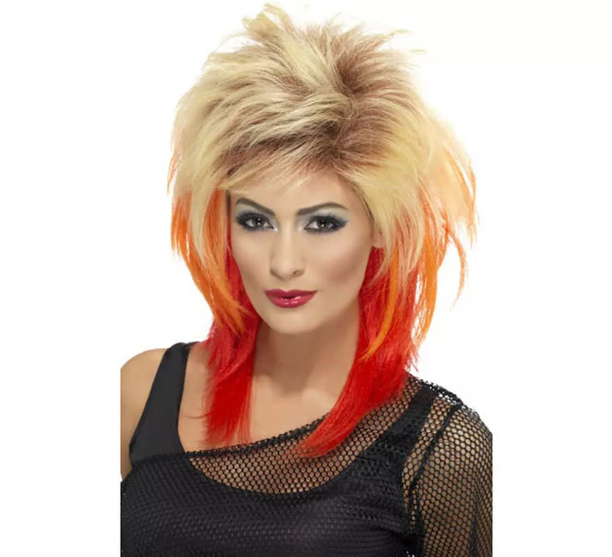 Translation missing: it.Peluca estilo Mullet Rubia degradado a Rojo
