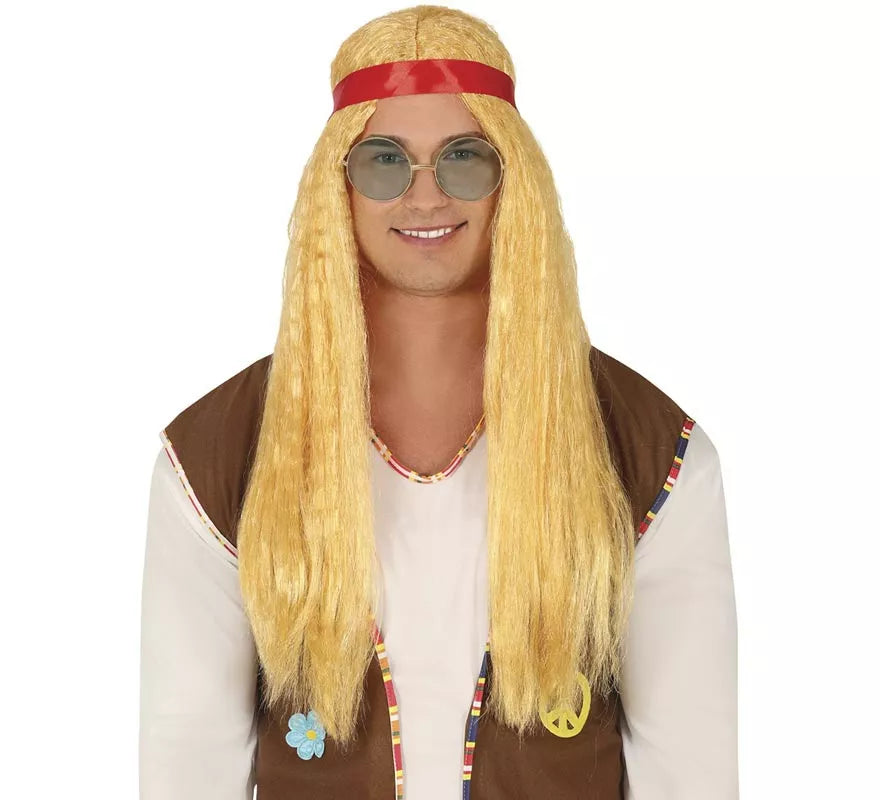 Translation missing: it.Peluca Hippie con Cinta roja