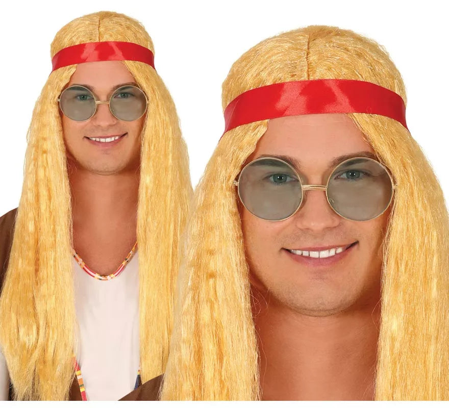 Translation missing: es.Peluca Hippie con Cinta roja
