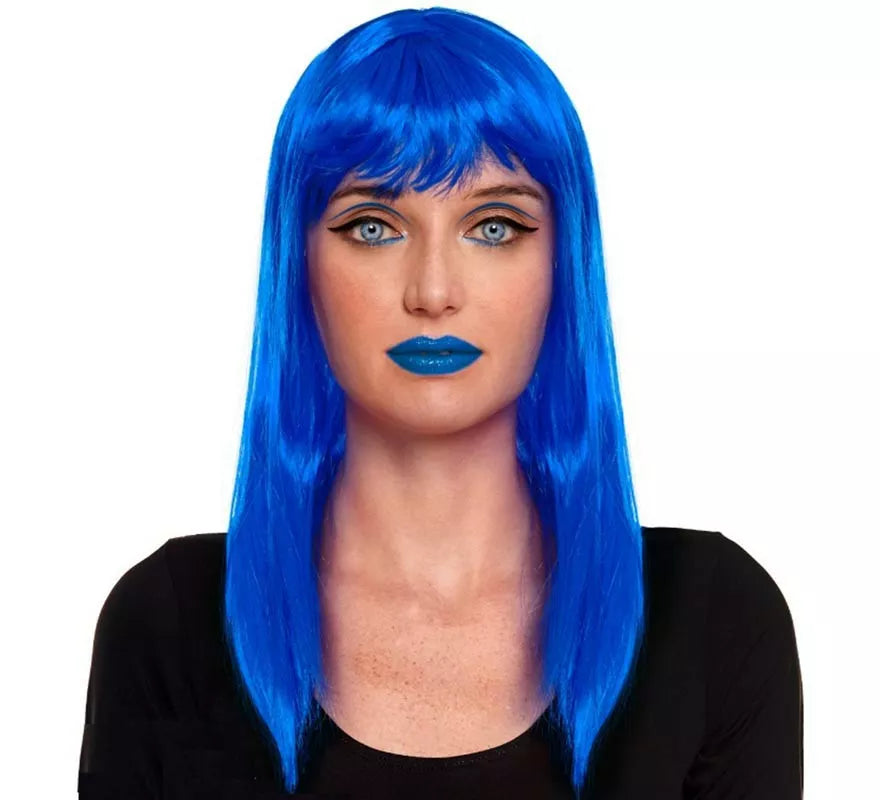 Peluca Lisa con Flequillo en varios colores