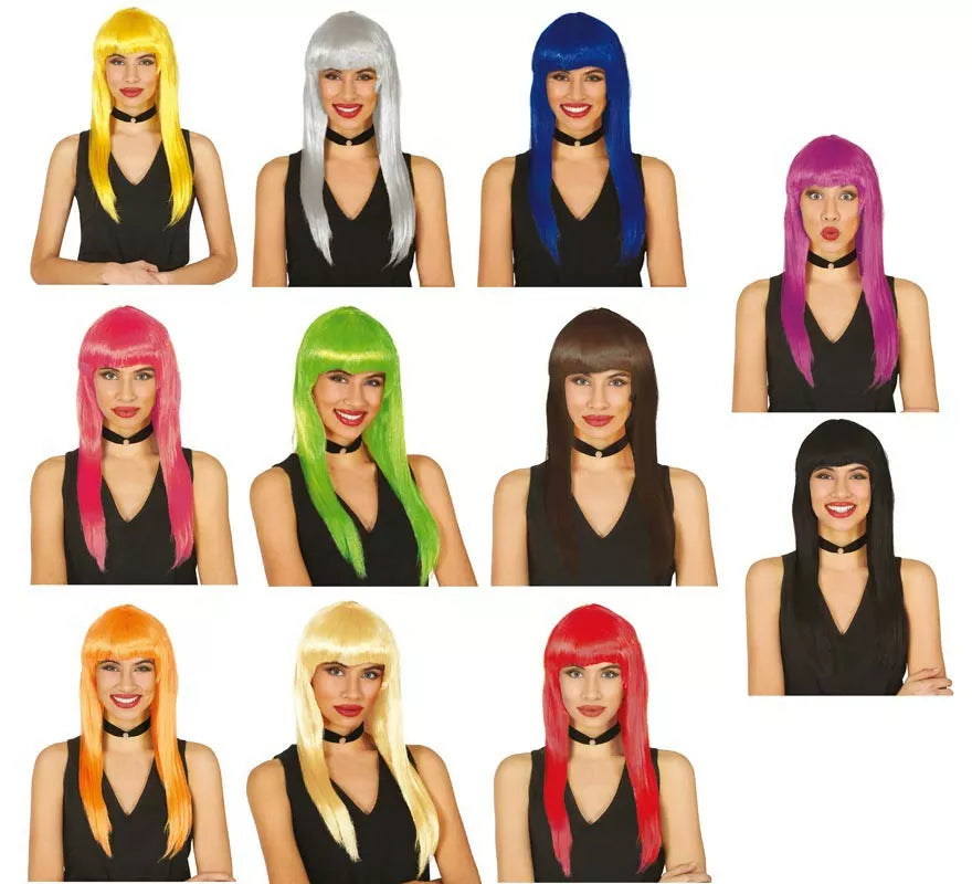 Translation missing: es.Peluca Lisa Larga de 120 g en varios colores