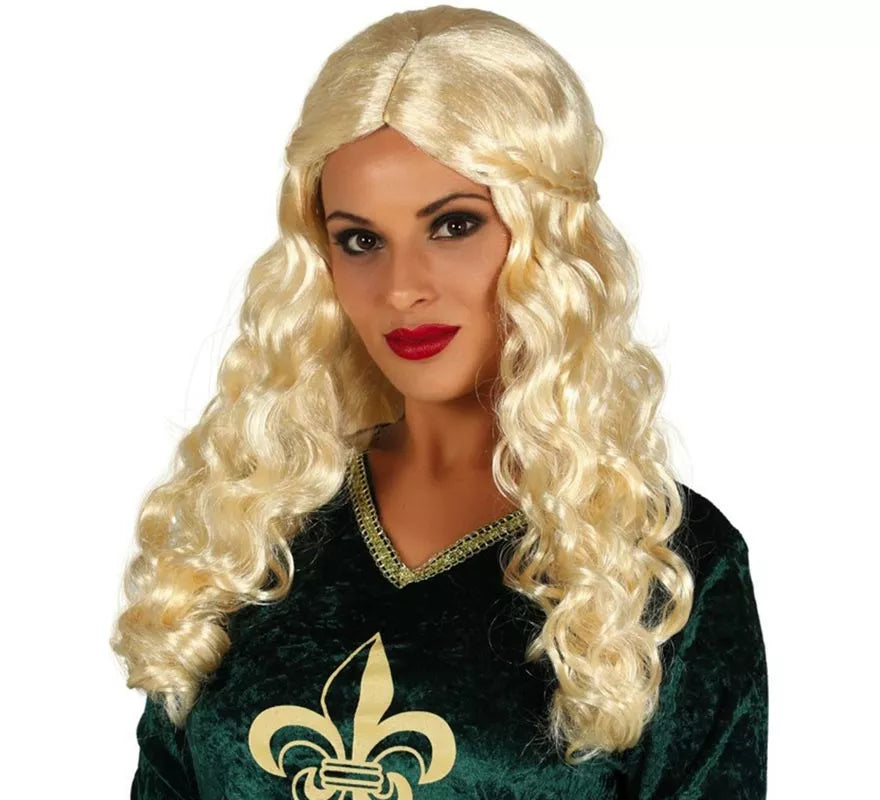 Translation missing: it.Peluca Medieval Rubia con Trenzas