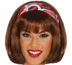 Parrucca capelli castani