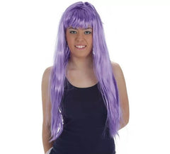 Parrucca per adulti con criniera viola chic