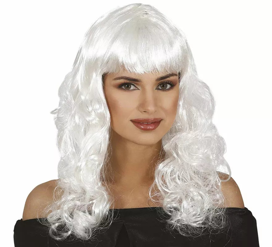 Peluca Melena con flequillo en varios colores