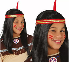 Parrucca Indian Mane in scatola per bambini