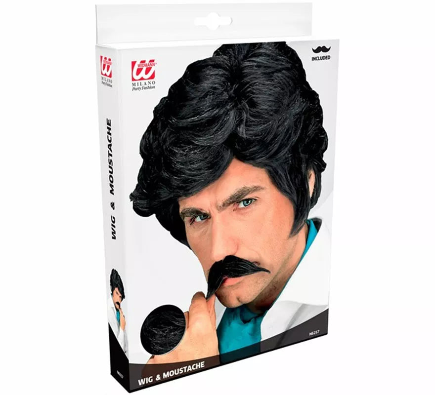 Translation missing: it.Peluca negra con Bigote Play Boy