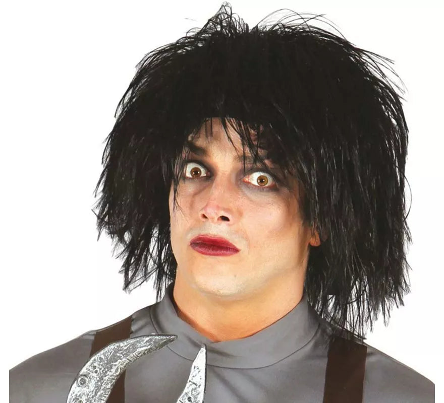 Translation missing: it.Peluca Negra de Eduardo Manostijeras para Halloween