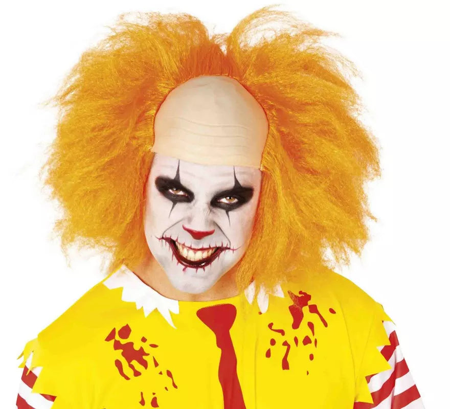 Translation missing: it.Peluca Payaso Malvado Naranja