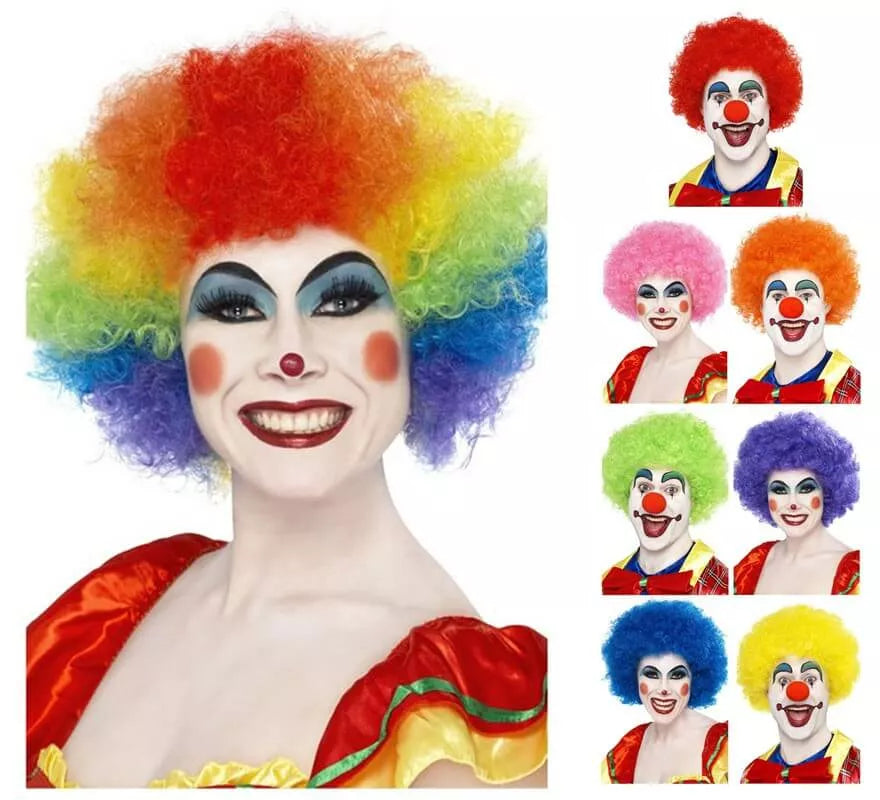 Translation missing: it.Peluca Payaso Unisex de 120 g en varios colores