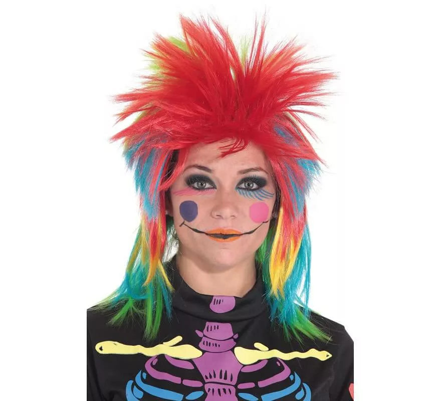 Translation missing: it.Peluca Punk Chica Multicolor