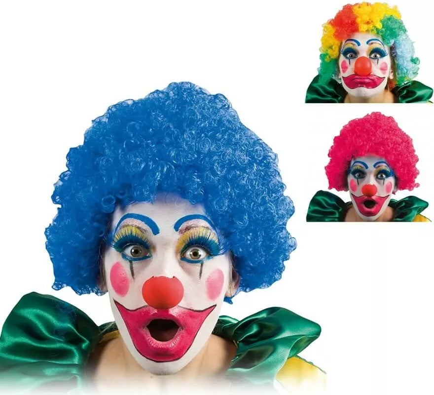 Translation missing: it.Peluca Rizada de Payaso en varios colores
