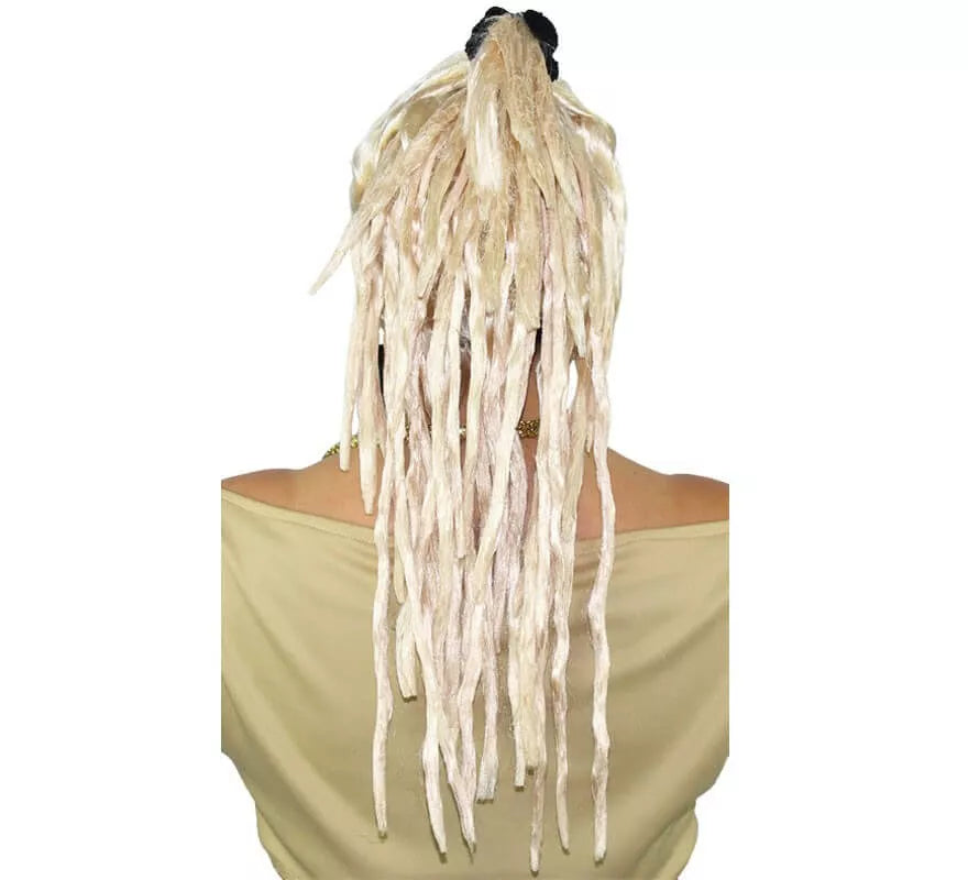 Translation missing: it.Peluca Rubia con Rastas y Flequillo de La Pili