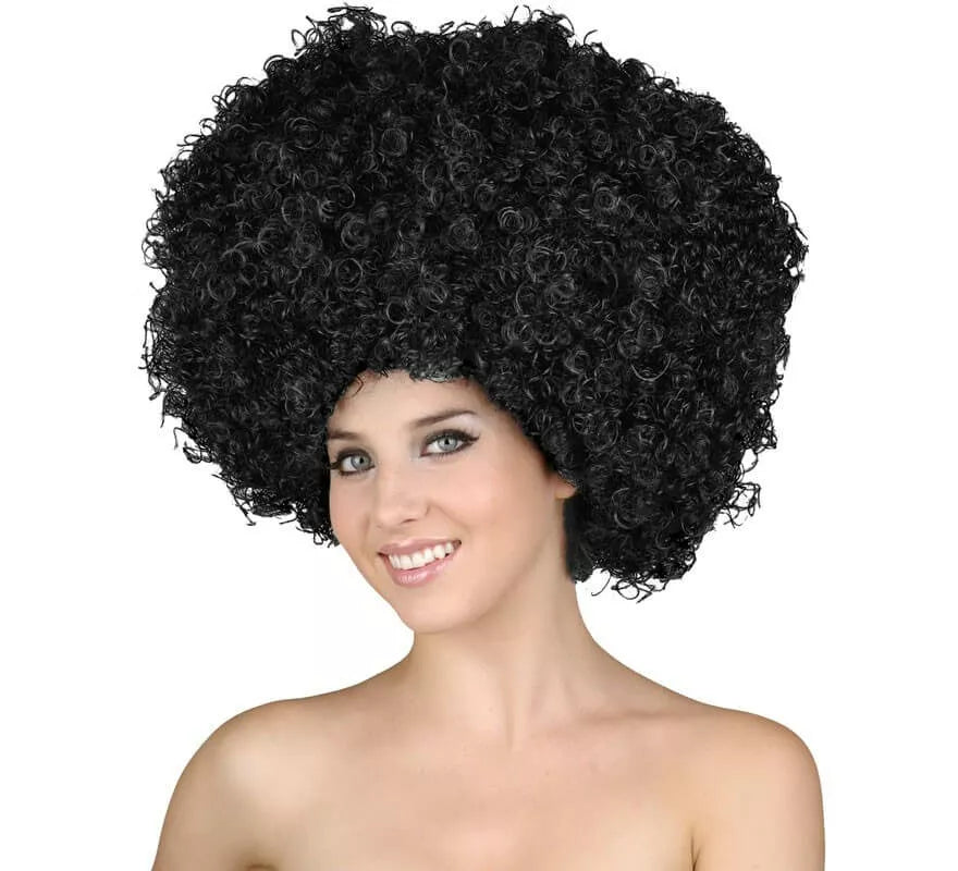 Translation missing: it.Peluca Súper Afro Negra