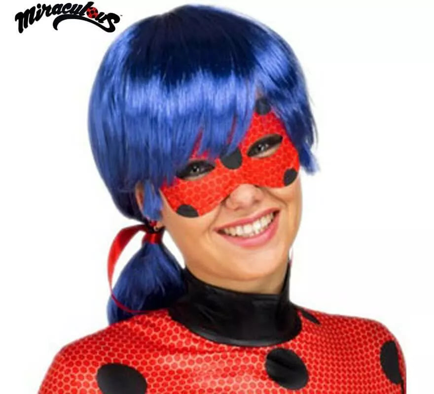 Translation missing: it.Peluca y Antifaz de Ladybug en caja para mujer