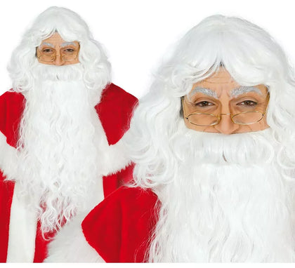 Peluca y barba de Papa Noel extra