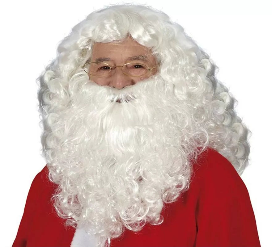 Translation missing: it.Peluca y Barba Noel blanca en caja