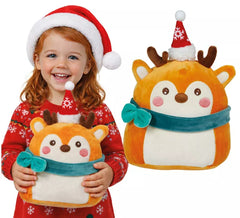 Peluche renna 22x30 cm