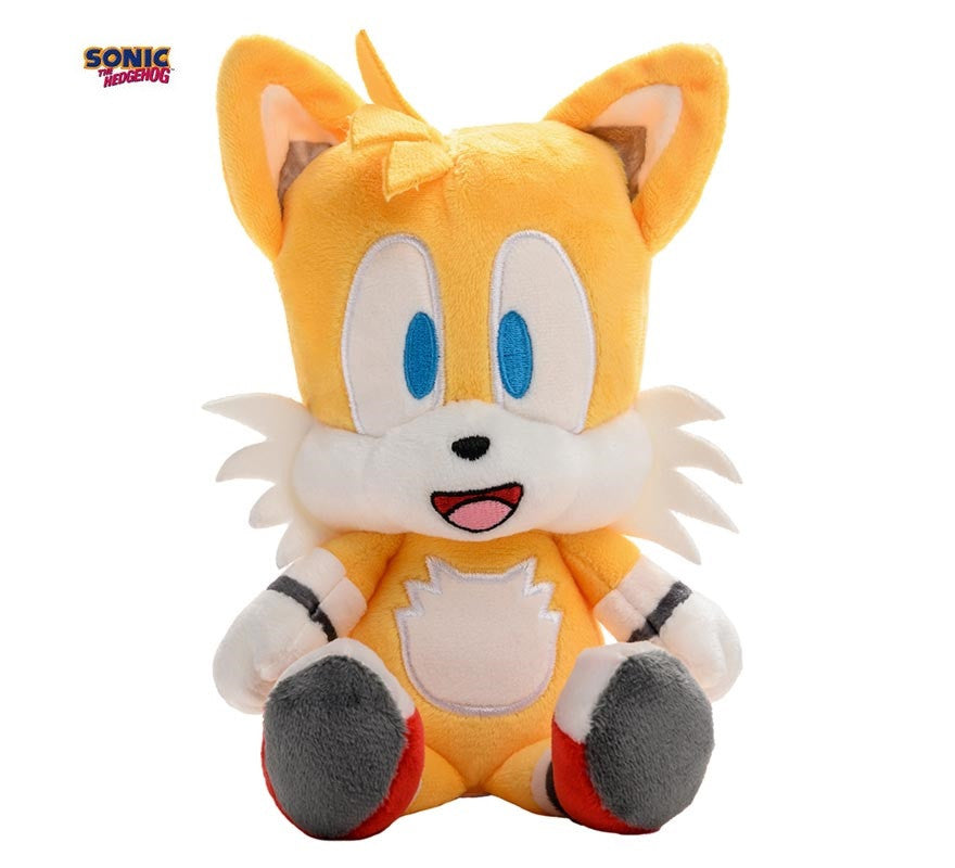 Translation missing: it.Peluche de Tails Sonic the hedgehog sentado de 20 cm