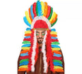 Penacho Indio Multicolor de 29x90 cm