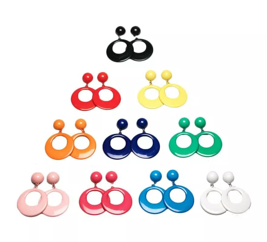 Translation missing: it.Pendientes Andaluza grande de 9cm colores variados
