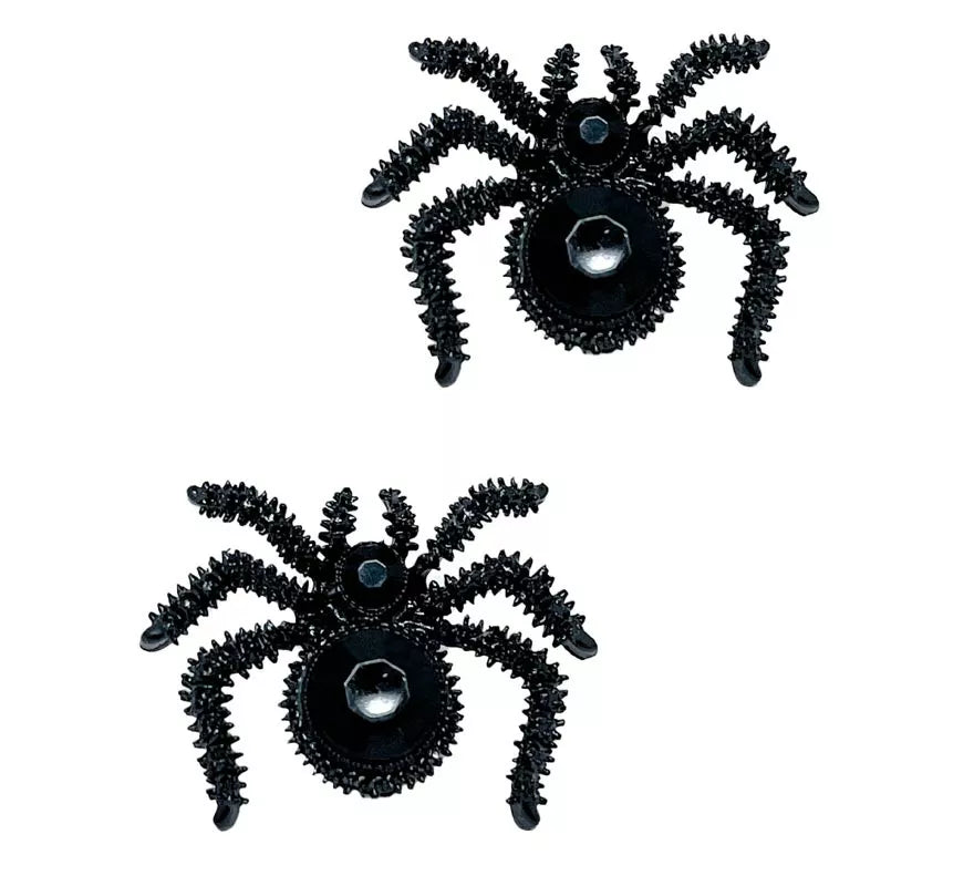 Translation missing: es.Pendientes Arañas negros de 2,5 cm