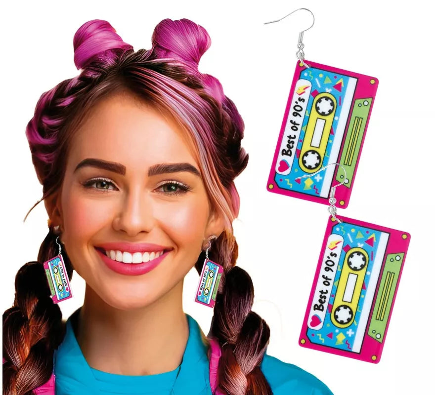 Translation missing: it.Pendientes Cinta de Cassette Retro