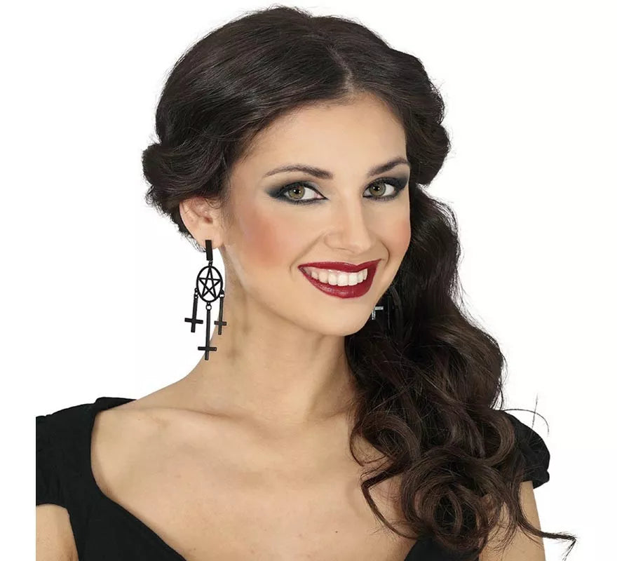 Translation missing: it.Pendientes con Cruces 8 cm