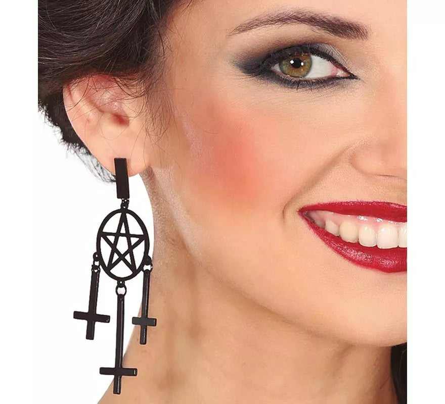 Translation missing: it.Pendientes con Cruces 8 cm