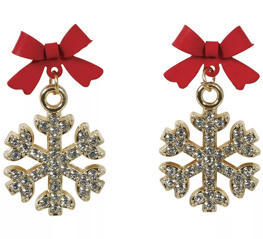 Translation missing: it.Pendientes Copos de Nieve Navidad