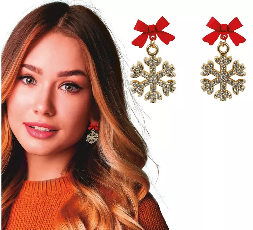 Translation missing: it.Pendientes Copos de Nieve Navidad