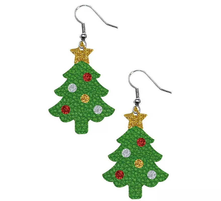 Translation missing: it.Pendientes de Árbol de Navidad de plástico