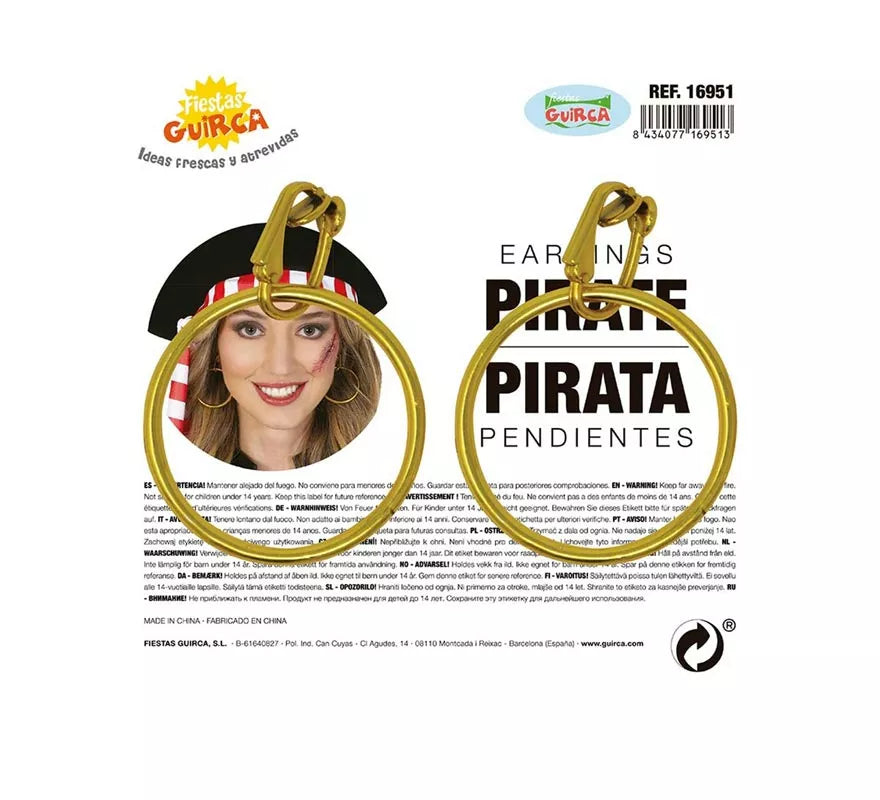 Translation missing: it.Pendientes de Aros Pirata